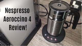 Nespresso Aeroccino 4 Milk Frother Review  Worth upgrading from the Aeroccino 3 [upl. by Rollecnahc912]