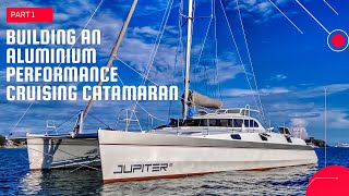 Building an Aluminum Performance Cruising catamaran  Part 1 [upl. by Immak]