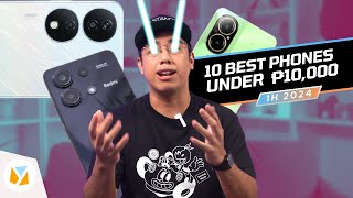 10 BEST Phones UNDER PHP 10K 1H 2024 [upl. by Iatnahs]