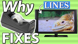 Repair Hack Explained  How to Fix TV Horizontal Lines  Part 2 [upl. by Allx]