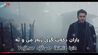 mustafa ceceli yagmur agliyor kurdish subtitle ith turkish lyric [upl. by Ayekin546]