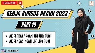 Kerja Kursus Akaun 2023 Part 16 APUR amp Akaun Pengasingan [upl. by Goldsmith]