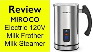 Review Miroco Milk Frother  How to make froth milk at home [upl. by Livvie]