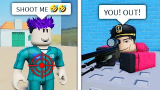 Roblox Squid Game 2 Funny Moments SNIPER [upl. by Nikola907]