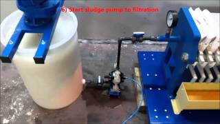 How to Startup and Operation of Filter Press [upl. by Anivlem]