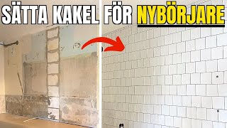 köksrenovering Hur Kaklar man Kök  Gör det själv Steg för Steg [upl. by Pacheco439]