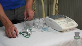 How to set up a nebulizer treatment [upl. by Wehner]