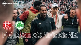 PRESSEKONFERENZ  Fortuna Düsseldorf vs SpVgg Greuther Fürth 10  202324  Thioune nach F95SGF [upl. by Remlap]