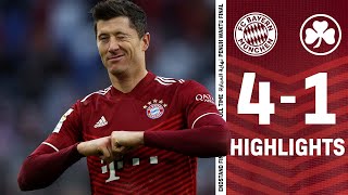 Lewandowski amp Co come back from behind  FC Bayern vs Greuther Fürth 41  Bundesliga Highlights [upl. by Felton]