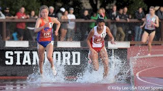 Allie Ostranders Ridiculously Close Steeple Finish [upl. by Nlyak]