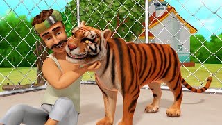 நன்றி மறவாத புலி  Tamil Stories for Kids  Infobells [upl. by Eizdnil609]