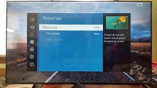 How to Turn Off Overscan on Your Samsung J6300 Series Smart TV [upl. by Hanway]