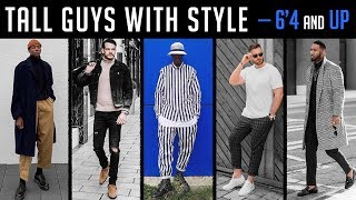 5 Tall Guys with GREAT STYLE — How Tall Men Should Dress [upl. by Everard]