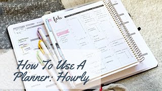 How to Use a Planner Hourly Layout [upl. by Morette]