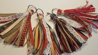 Easy Tassel DIY using Ribbons [upl. by Yanetruoc]