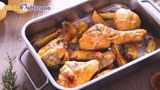 Cosce di pollo al forno [upl. by Egag]