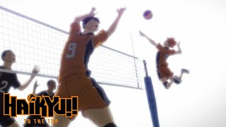 Karasunos Killer Attack  HAIKYU TO THE TOP [upl. by Akit]