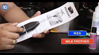 IKEA MILK FROTHER Review amp Battery Installation [upl. by Enylrac]