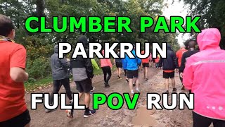 Clumber Park Parkrun FULL POV RUN 19102024 [upl. by Nnyloj]