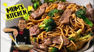 ​Easy Beef and Broccoli Noodles  Marions Kitchen [upl. by Hersh23]