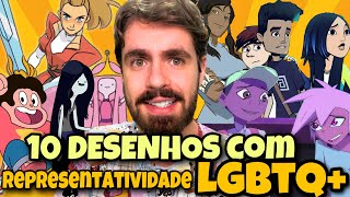 10 DESENHOS COM REPRESENTATIVIDADE LGBT  Dario Pato [upl. by Atikahc]