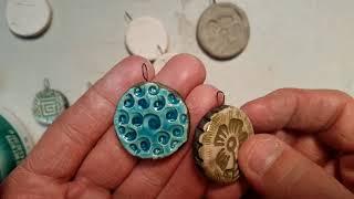 How to make clay pendants [upl. by Lenore]