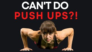 Cant Do Push Ups JUST DO THIS [upl. by Mosier]