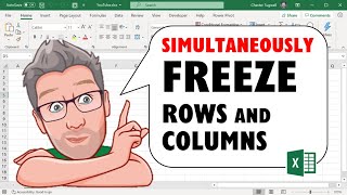 How to Simultaneously Freeze Rows and Columns in Excel [upl. by Ajnotal]