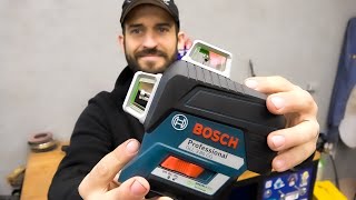 DÉCOUVERTE Niveau LASER VERT BOSCH GLL 380 CG VLOG 2 [upl. by Otrevlig]