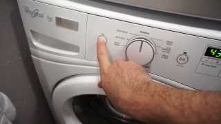 Using the Washer and Dryer Whirlpool front loading [upl. by Haskel]