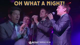 OH WHAT A NIGHT A Musical Tribute to Frankie Valli amp The Four Seasons Australian Tour Trailer 2021 [upl. by Sivaj]