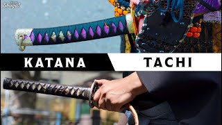 What are the Differences Between Katana amp Tachi About Naginata Tanto Wakizashi ＆ Odachi [upl. by Rorke]