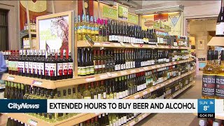 Hours extended at LCBO Beer Store and alcohol retailers [upl. by Mahgirb]