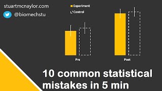 Ten Statistical Mistakes in 5 Min [upl. by Ferri948]