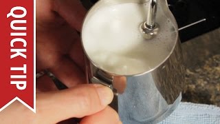 How to AutoFroth Milk for Lattes [upl. by Anaeg]