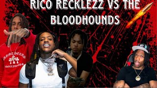 Rico Recklezz Might Regret This… Reacting to The Bloodhounds Beef  CASHOUT DANZEL REACTION [upl. by Harvison]