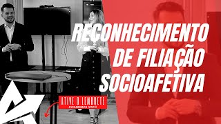 DIREITO DE FAMÍLIA Reconhecimento de filiação socioafetiva [upl. by Aynwat]