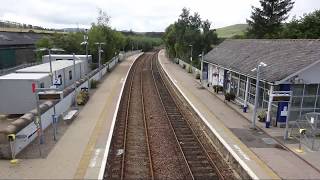 Huntly railway station Aberdeenshire [upl. by Nirek]