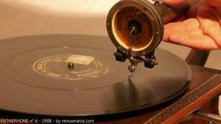 Gramophone PATHEPHONE n° 6  19081909 [upl. by Dabney16]