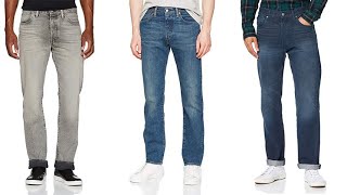 Levis Mens 501 Original Comfortable Denim Jeans [upl. by Rimola]