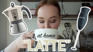 HOW TO MAKE A quotLATTEquot AT HOME moka pot  frother [upl. by Toddie249]