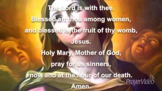 The Hail Mary Prayer  Catholic Prayers [upl. by Heti]