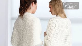 How to Crochet Easy Prayer Shawl [upl. by Petras]