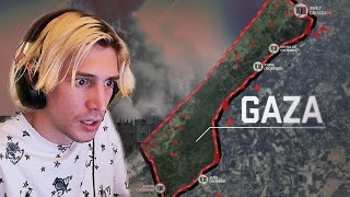 xQc Learns About Gaza [upl. by Gnaig]