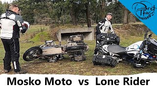 Mosko Moto Backcountry 35L Panniers bags vs Lone Rider Motobags [upl. by Eleumas]