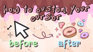 How to change or custom your cursor tutorial [upl. by Carlos]