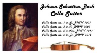 Johann Sebastian Bach  Cello suites in 432 Hz great for reading or studying [upl. by Ielerol]