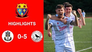 Caerleon 05 Cwmbrân Town  Gwent FA Senior cup  Quarter final highlights [upl. by Eerrehs481]