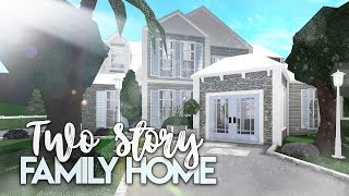 Roblox  Bloxburg 2 Story Family House  House Build [upl. by Muhammad]