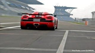 Koenigsegg Agera R  BRUTAL ACCELERATIONS  Backfiring [upl. by Giordano544]